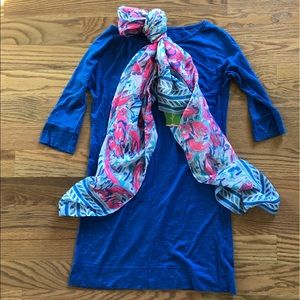 Lilly Pulitzer Cassie dress “Schooner Blue”, XS